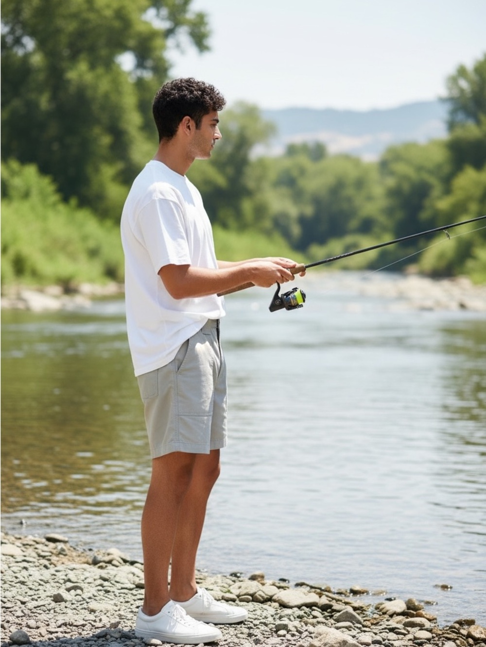 Men's Hook & Tackle Beer Can Shorts with Signature Beverage Pocket